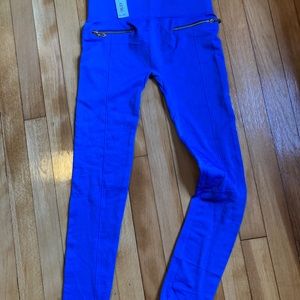 Xinki blue stretch leggings NWT